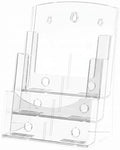 Acrylic Brochure Holder 8.5 x 11, 3-Tier Literature Display Stand, 2-Pack by Viymgit