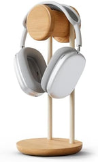Fenge Headphone Stand with Storage Base, Headset Holder for Desktop, Oak by Fenge