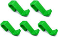 Bunk Bed Hooks for Dorm Room, Over Bed Storage Hooks for Backpack & Accessories, 5 Pack (Green) by Unknown