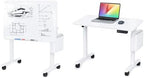 3-in-1 Standing Drafting Desk with 90° Tilt Whiteboard, 35×24" by ERGOCOLLECT