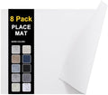 homing Faux Leather Heat Resistant Placemats 8 Packs by homing