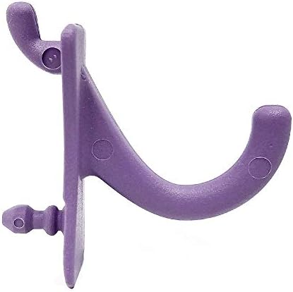 PegPro® J Hooks Kit for Standard “Wood Fiber” pegboard – Durable Plastic Pegboard Hooks - for Garage, Kitchen, Craft Room, and More (J Hook - 24 Pack, Purple) - Image 2