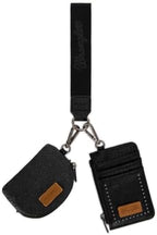 Wrangler Keychain Wristlet Wallets for Women Western Dual Pouch Wristlet Credit Card Holder Wallet by THEOFFICIALMONTANAWEST