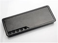 Computer Wire Cable Hole Cover Grommets， Alloy Desk Cable Grommet Rectangular Threading Box with Wire Clip Holder Table Outlet Line Hole Cover Office Furniture Hardware(Black) by Unknown