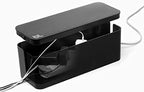 Bluelounge CableBox Cable and Cord Management System - (Black) - Pack of 2 - Image 2