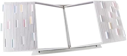 Tarifold Desktop Reference Display System, 50 Pockets, Expandable, White by TARIFOLD