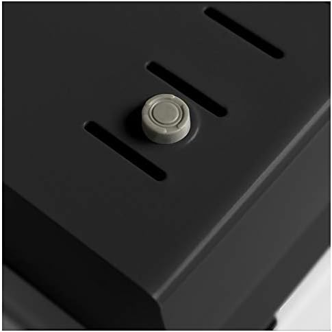 Acrimet 4 x 6 Card File Holder Organizer Box Metal Base Heavy Duty (AZ Index Cards and Divider Included) (Black Color with Clear Crystal Plastic Lid Cover) - Image 5
