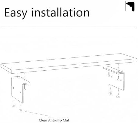 Anti-slip Monitor Stand Riser 2.16/3.34 Inch 2 Height Adjustments Clear Acrylic Stand with Clear Anti-slip Mat, Desk Accessories Screen/PC/Printer/Laptop/Mirror Riser 7.8 x 15.7 Inch (White) - Image 7