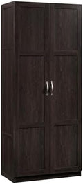 Sauder Storage Cabinet/ Pantry cabinets, 29.61 " x D: 16.02 " x H: 71.50", Cinnamon Cherry finish by SAUDER%C2%AE