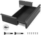 VEVOR Under Desk Drawer Slide Out, 16 inch Attachable Desk Drawer for Sit Stand Workstation, Hidden Under Counter Drawers for office Home, Black by VEVOR