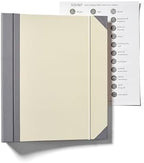 The Folio® Important Document Organizer by Savor | Binder with Guided Labels, Acid-Free File Folder Organizer with 10 Pockets, Document Holder for Home Records, Legal and Medical Papers (Slate) 2 Set - Image 2