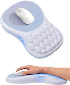 Ergonomic Mouse Pad with Sloped Memory Foam Wrist Rest by PVIPCZ