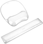 MOSISO Cooling Gel Wrist Rest Support for Mouse Pad&Keyboard Set, Clear by MOSISO