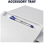 Quartet Desktop Glass Monitor Riser for Computer with Dry-Erase Board, Adjustable Height (Q090GMRW01) - Image 4