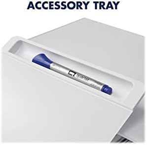 Quartet Desktop Glass Monitor Riser for Computer with Dry-Erase Board, Adjustable Height (Q090GMRW01) - Image 4