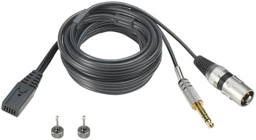 Audio-Technica BPHS1 Broadcast Stereo Headset - Black Bundle with Case, Stand, XLR Cable, and Austin Bazaar Polishing Cloth - Image 5