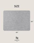 BARoyal Office Chair Mat for Hardwood Floor Under Desk Computer Rolling Chair Mat for Wood/Tile Floor Heavy Duty PVC Plastic Hard Floor Protector 36" x 48"(Nardo Grey) - Image 6