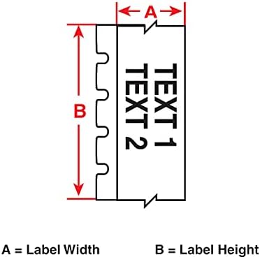 Brady PTL-42-483 TLS 2200 and TLS PC Link 1" Width x 50' Height, B-483 Ultra Aggressive Polyester, Gloss Finish White BradyBondz Label - Image 3
