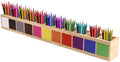 Wooden Colored Pencil Holder, Crayon Organizer (Integrated) by Diegimr