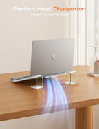 LOXP Acrylic Laptop Stand for Desk, Laptop Stand with Wrist Support - Image 7