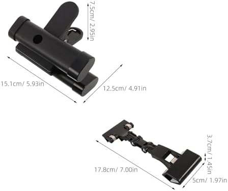 1 Set Adjustable Copy Holder Clip: 360° Rotatable Paper Copy Clip for Artists - Photo Picture Holder & Paint Brush Clamp for Typing & Painting, Easel Accessory - Image 4