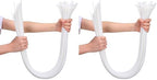 Nuanchu 100 Pcs 36 Inch White Zip Ties Heavy Duty Cable Ties (Pack of 2) by Nuanchu