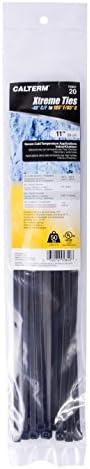Gardner Bender 46-448UVB Heavy-Duty Cable Tie, 48 Inch, 180 lbs. Tensile Strength, Tensile Strength, Wire/Cord Management Industrial/Outdoor & Household Use, Nylon Zip Tie, 50 Pk, UV Resistant Black - Image 2