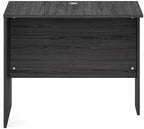 Furinno Roger Office Desk Return, 35 Inch Rectangular Desk Return for Executive Desk, Reversible Return with Cord Grommet, Scratchproof and Water-Resistant, for Home Study, Office, Coastal Grey - Image 7
