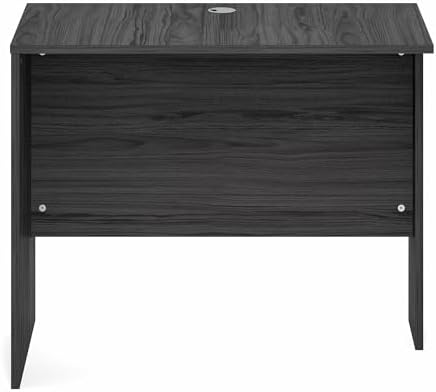 Furinno Roger Office Desk Return, 35 Inch Rectangular Desk Return for Executive Desk, Reversible Return with Cord Grommet, Scratchproof and Water-Resistant, for Home Study, Office, Coastal Grey - Image 7