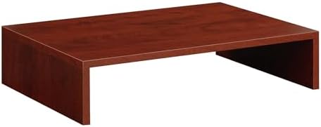 Convenience Concepts Designs2Go Small TV Riser 23.75", for TVs up to 26" - Contemporary TV or Computer Riser for Living Room, Modern Office, Den, Cherry by ConvenienceConcepts