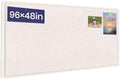Extra Large Bulletin Board 95" x 47", Felt Pin Board, Oatmeal by Hrrtyueg