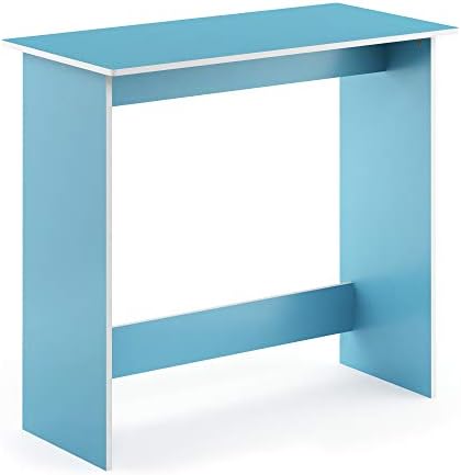 FURINNO Simplistic Study Table, Light Blue - Image 5