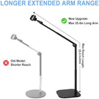 MACEVIA Overhead Phone Stand for Recording,Tabletop Cooking Tripod for Desk - Image 3