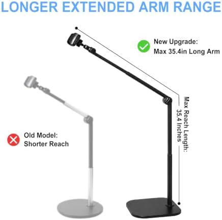 MACEVIA Overhead Phone Stand for Recording,Tabletop Cooking Tripod for Desk - Image 3
