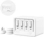 Gitryin 12-in-1 Desktop Charging Station, 160W USB Retractable GaN Charger by GITRYIN