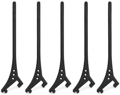 40 Pcs Black Angled Spool Hooks for IKEA SKADIS, Thread Spool Holder by Unknown