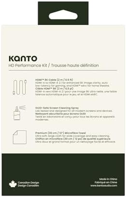 Kanto HT6-KIT Screen Cleaning Kit with Screen Safe Cleaning Spray, Microfiber Cloth and HDMI 2.1 Cable - Image 7
