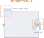 MXG Magnetic Whiteboard,12x16 Double-Sided Desk Dry Erase Board with Stand - Image 5