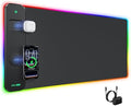 Magnetic Wireless Charging Mouse Pad Gaming, 31.5"x15.8" Large Desk Mat by abcmat