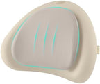 Skechers Lumbar Pillow Premium Memory Foam, Double-Layer-Office Chair Cushion for Tailbone Pain Relief,Butt Pillow for Office Chair,Car seat Cushion,Long Sitting Office Workers,and Car Drivers,Beige by Unknown