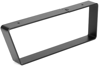 Modern Matte Black Desk Shelf Leg, Monitor Stand Base, Durable Steel with Cork Pad, 10" Depth Minimalist Design Leg for Office Organization (Two Legs) - Image 3