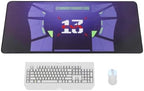 Mouse pad - Premium Evangelion Unit-13 Cockpit Inspired Design, Extra Large 35.4"x15.7" by TREASURECASE