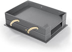 MOOGCO Bonded Set - Desk Accessories - Leather Desk Organizer - Bonded Leather Set - Office Desk Accessories - Home Office Accessories - Desk Supplies - Leather Desk Set - Office Accessories - Image 4