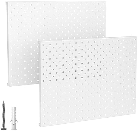 EVERHANGER Metal Pegboard Panels, Heavy Duty Pegboard Wall Organizer by ToolStorageOrganizer