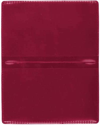 StoreSMART - Metallic Maroon Folding Business Card Holders - 500 Pack - Polypropylene Plastic (RPP2915MM-500) - Image 2
