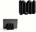 Sculptural Laptop Stand for Desk Organization，Black：25mm by Unknown