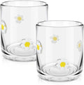 SiliFine 2 PCS Flower Icon Juice Glasses by SiliFine