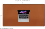 Vyaaa Leather Desk Pad, 40“ x 24” XXL Large Desk Mat, Large Mouse Pad on Top of Desks for Computer, Gaming, Home or Office (Brown) - Image 3