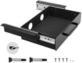 VEVOR Under Desk Drawer Slide Out, 13 inch Attachable Desk Drawer for Sit Stand Workstation, Hidden Under Counter Drawers for office Home, Black by VEVOR
