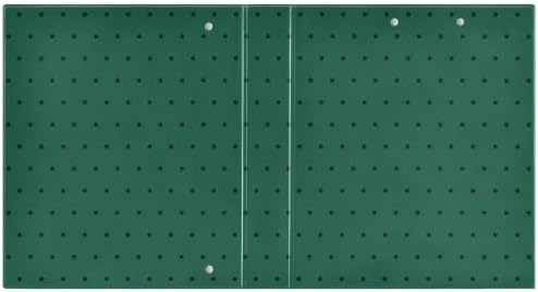 Standard View 3 Ring Binder, Green Black Polka Dot Durable Flexible Portable Waterproof Hardcover 1.5 Inch D Rings 500-Sheet Capacity Organizer 2PC - Image 3